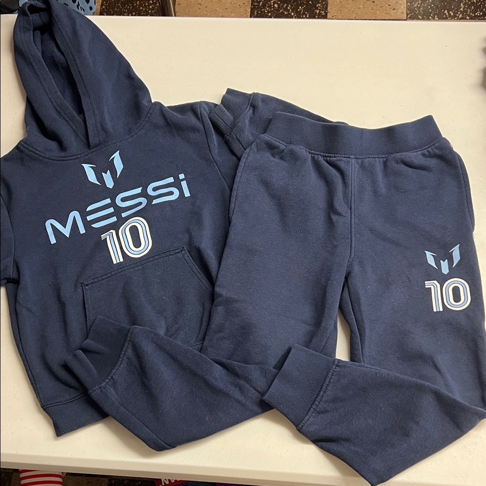 Kids Messi sweatshirt and jogger sweatpants